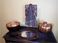 Copper Toned House Decor