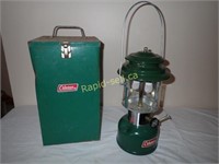 Vintage Coleman Lantern with Metal Case