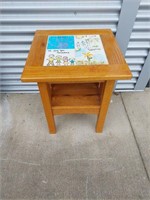 AMH1687- Custom Design End Table Tile Top Grandma