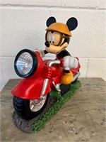 Light up Motorcycle riding Micky Mouse