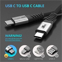 SEALED- USB C to USB C Cable, INIU 100W 2-Pack [6
