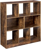 SEALED- VASAGLE Wooden Bookcase with Shelves