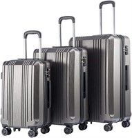 SEALED- Coolife Luggage Expandable Suitcase