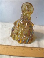 Carnival Glass Iridescent Marigold Figure