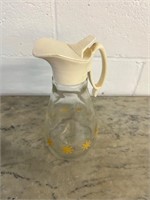Log Cabin Syrup Bottle with Stars. Retro Syrup
