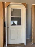 Jeldwin 6 panel Rh 3/0 door with vented