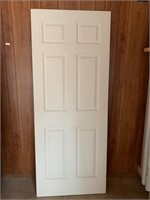 6 panel hollow whit interior door 32x80