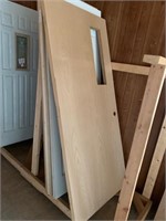 36x80 interior solid door with window