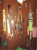 SAWS, LEVELS, PRUNERS AND MORE ON PEG WALL