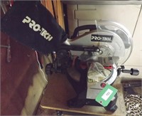 10" PROTECH COMPOUND MITER SAW AND STAND