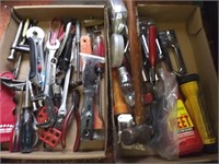 PIPE WRENCH,SCREWDRIVERS, SOME CRAFTSMAN WRENCHES