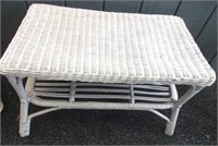 RECTANGLE WICKER TABLE
