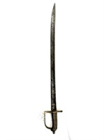 Antique French sword with incorrect blade. Handle