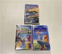 Lot of 3 VHS Sealed Sleeping Beauty