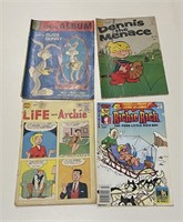 4 vintage Comics Archie Dennis Menace Lot #1