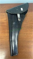 Black leather gun holster by Ducheimer - 16 inches