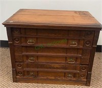 Antique Willimatic Spool Cabinet with three