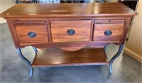 Thomas Kincaid solid wood buffet cabinet with