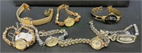 Lot of seven ladies watches marked Anne Klein,