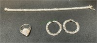 Jewelry lot - includes sterling silver with