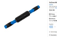 GoZone Mini Travel Roller – Black/Blue