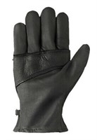 MILITARY SURPLUS Black Leather Army Gloves