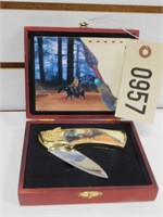 Indian Knife w/ Wood Box