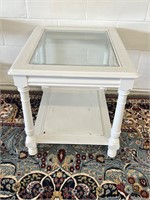 Glass top end table needs TLC painted