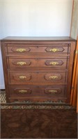 Beautiful Antique dresser with pegged drawers.