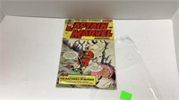 Captain Marvel front and back page of comic
