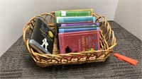 Woven basket with 10 The Amazing Adventures of