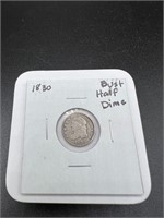 1830 Half Dime Capped Bust VG+