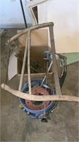 Bucksaw, shrink wrap dispensers, wrenches,