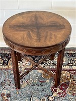 Drexel flame mahogany round table