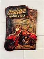 Metal sign Indian motorcycle