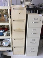 Five drawer filing cabinet