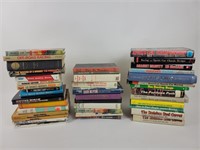 Lot of 34 Racing Books, 2 Signed