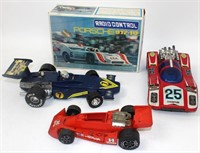 Lot of 4 Vintage Toy Race Cars