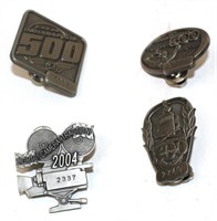 4 Indianapolis 500 Silver Pit Badges 2004-08