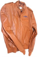 Vintage Leather Camel GT Racing Jacket Size 42