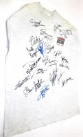 2 Indy Driver Autographed Vintage Shirts