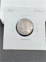 1831 Capped Bust Dime VG