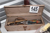 Tool Box with Vintage Tools (U232A)
