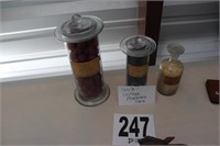 Set of (3) Vintage Pharmacy Jars (U234A)
