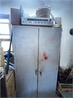 Large metal cabinet with all the contents tools,