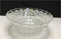 Antique Piece of Czech Bohemian Glass Bowl  U15A