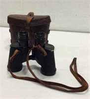 WWII Binoculars w/ Case K15B