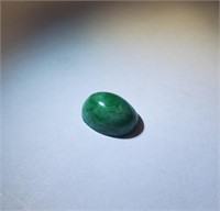 Green Chrome Jadeite Oval Cabochon Stone SJC