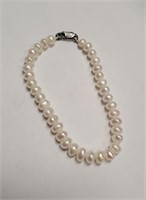 Sterling 7.5" Cultured Pearl Bracelet SJC