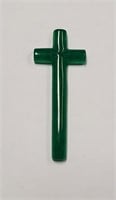 Green Jadeite Cross Pendant SJC
